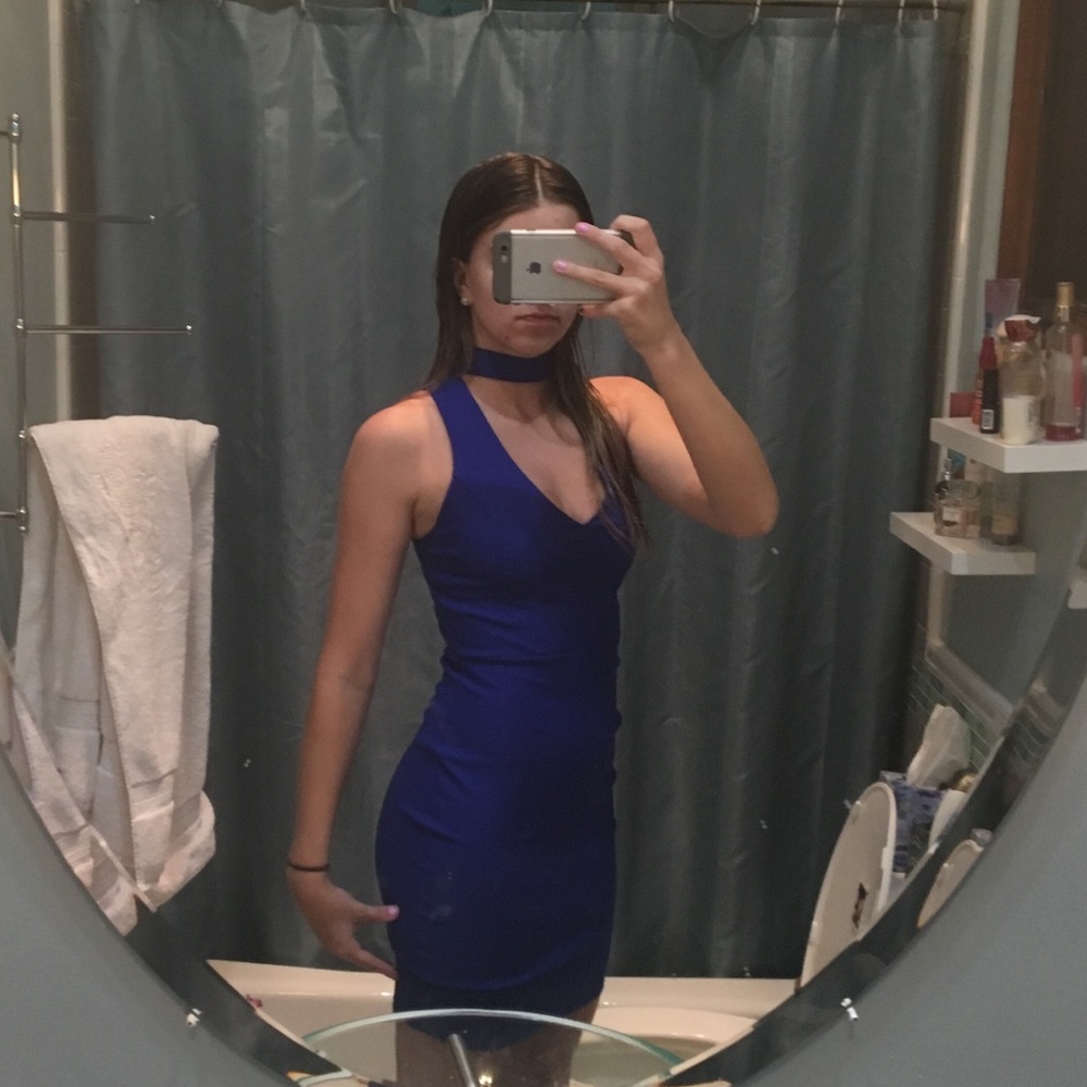 Guess Royal Blue Mini Dress